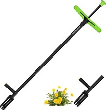FLORA GUARD 3.3 Feet Weeding Tool. Stand-Up Removal. Steel Blades. Sturdy BNWT