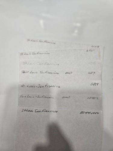 Frisco Railroad Negatives Lot Of 11