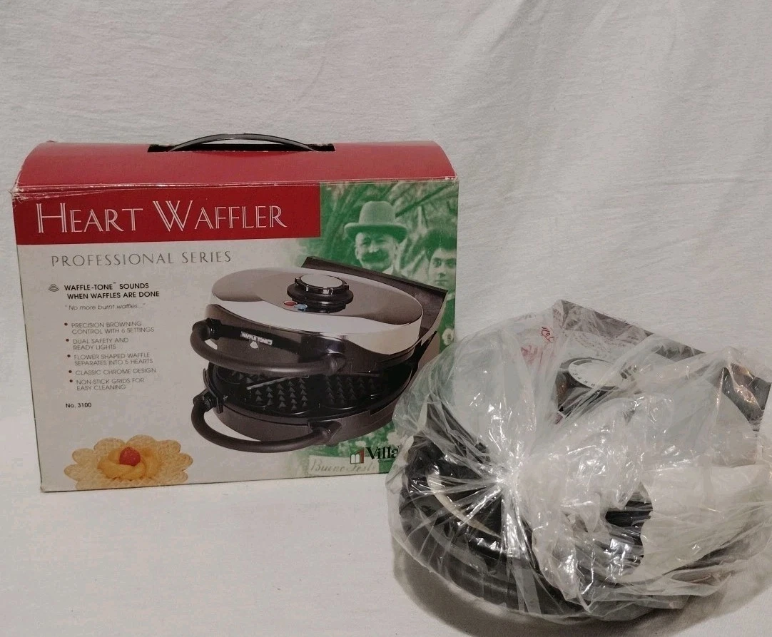 VillaWare Heart Waffler, Round 3100