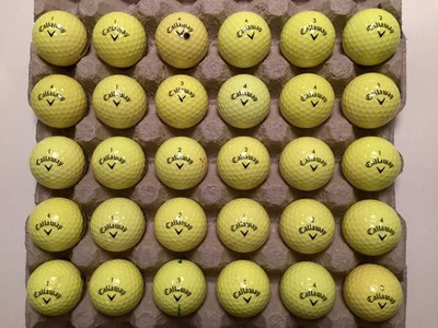 30 Callaway Supersoft-Golfbälle in gelb (AAA), guter Zustand - keine Lakeballs