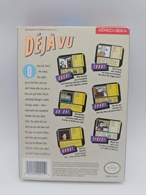 Deja Vu- Nintendo NES - Complete In Box CIB MINT!