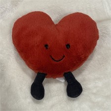 Jellycat Amuseables Red Heart Plush Small Mini Stuffed Toy Retired Valentine