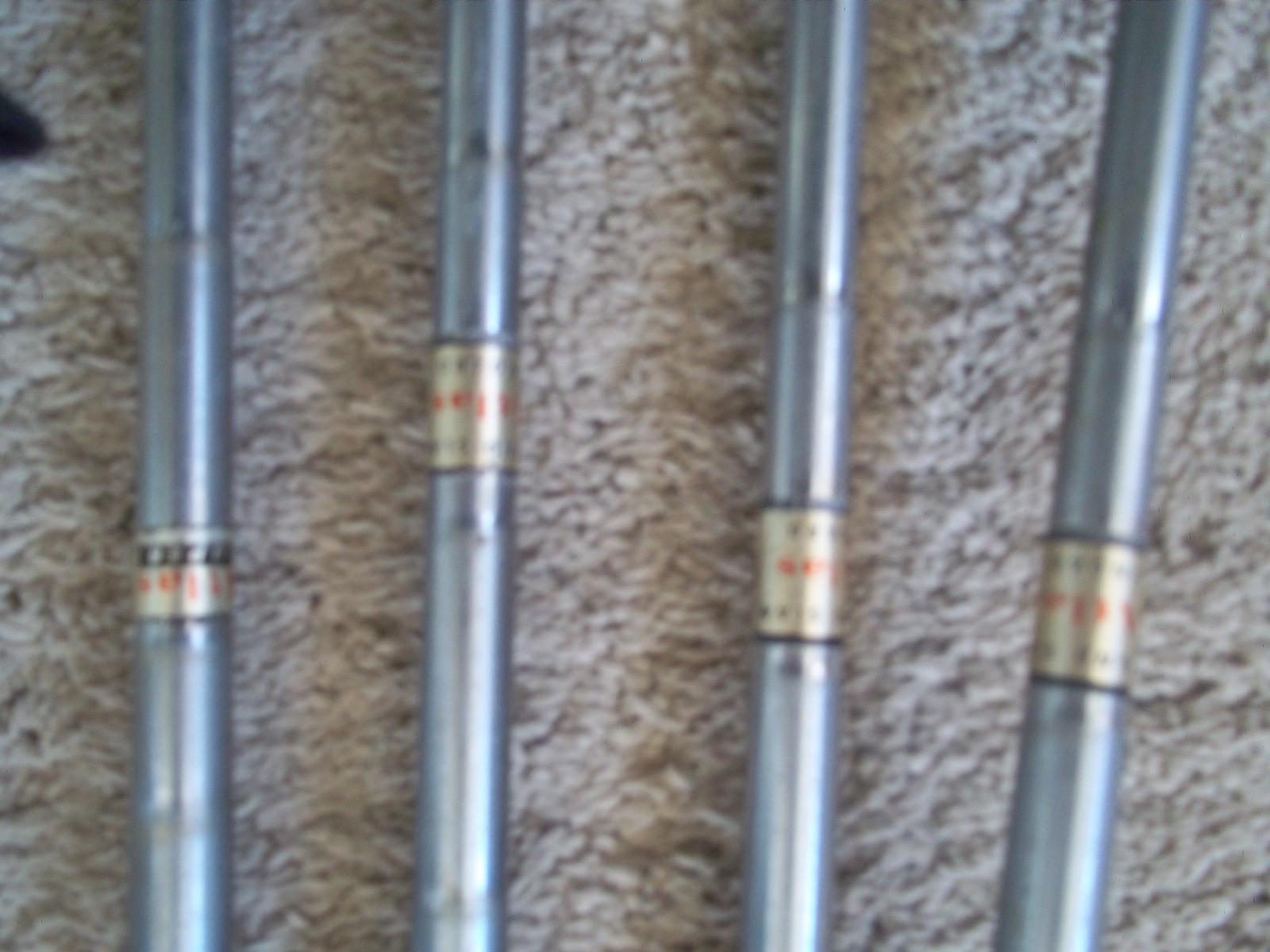 Set of 4 H&B Powerbilt 1,3,4&5 Persimmon Woods-ORIGINAL LEATHER GRIPS-SHAFTS etc