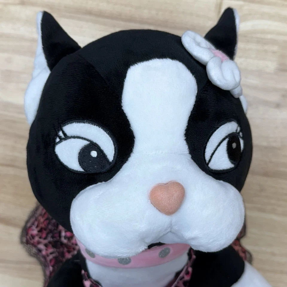 Build A Bear Rebecca Bon Bon Boston Terrier Hello Kitty Sanrio 2012 W Dress - Image 2 of 4