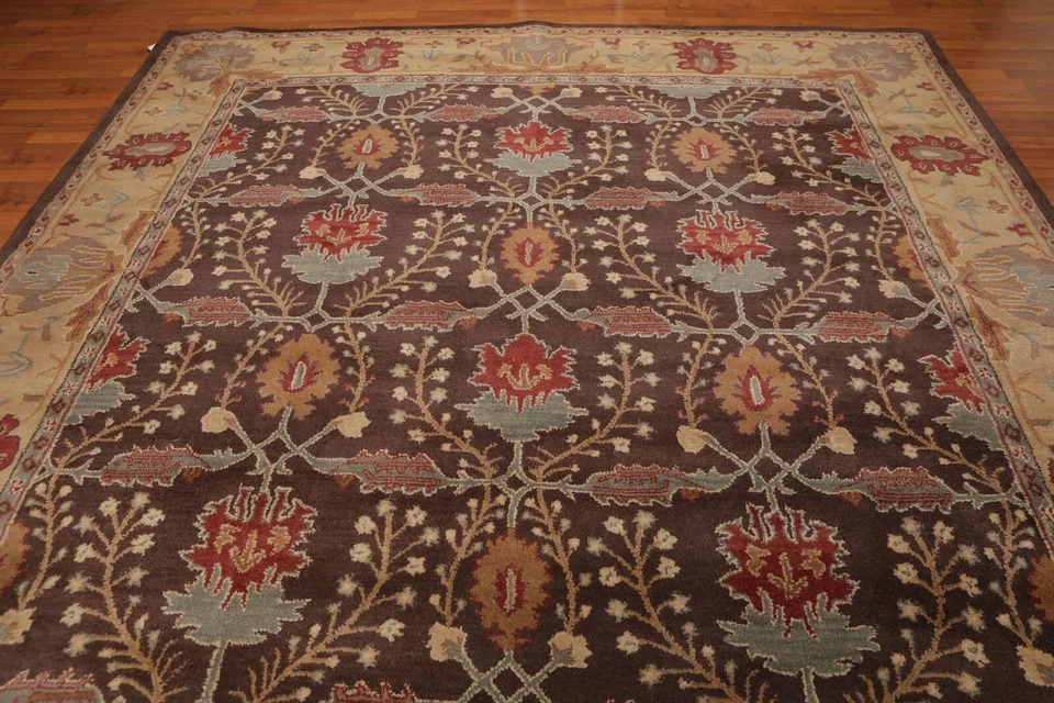 Ковер ручной работы шерсти традиционный ковер ручной работы тафтинг современный дизайн ковер 8 x 10 | 8 x 12| - Изображение 3 из 4