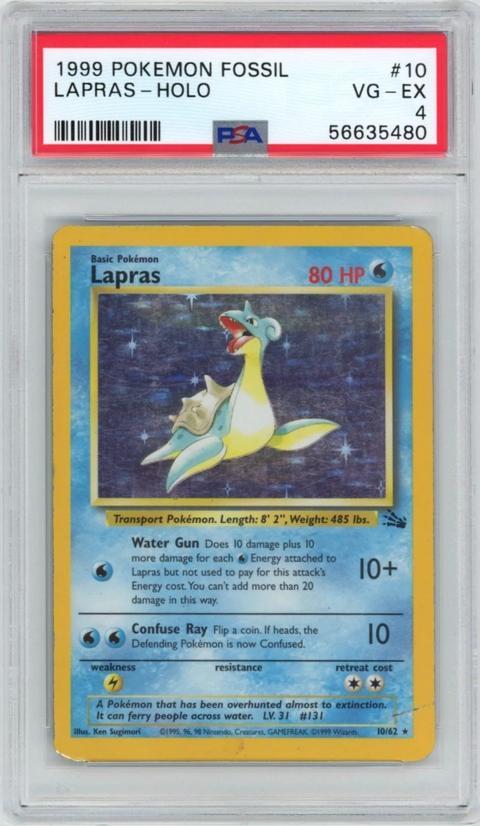 lapras pokemon card ebay Fossil Lapras Pokémon TCG Individual Collectible Card Game Cards for sale