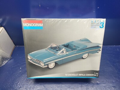 １９５９　ＣＨＥＶＲＯＬＥＴ　ＩＭＰＡＬＡ　オープン　【１／１８】新品、未開封！ NEW SEALED MONOGRAM 1959 Chevrolet Impala Convertible