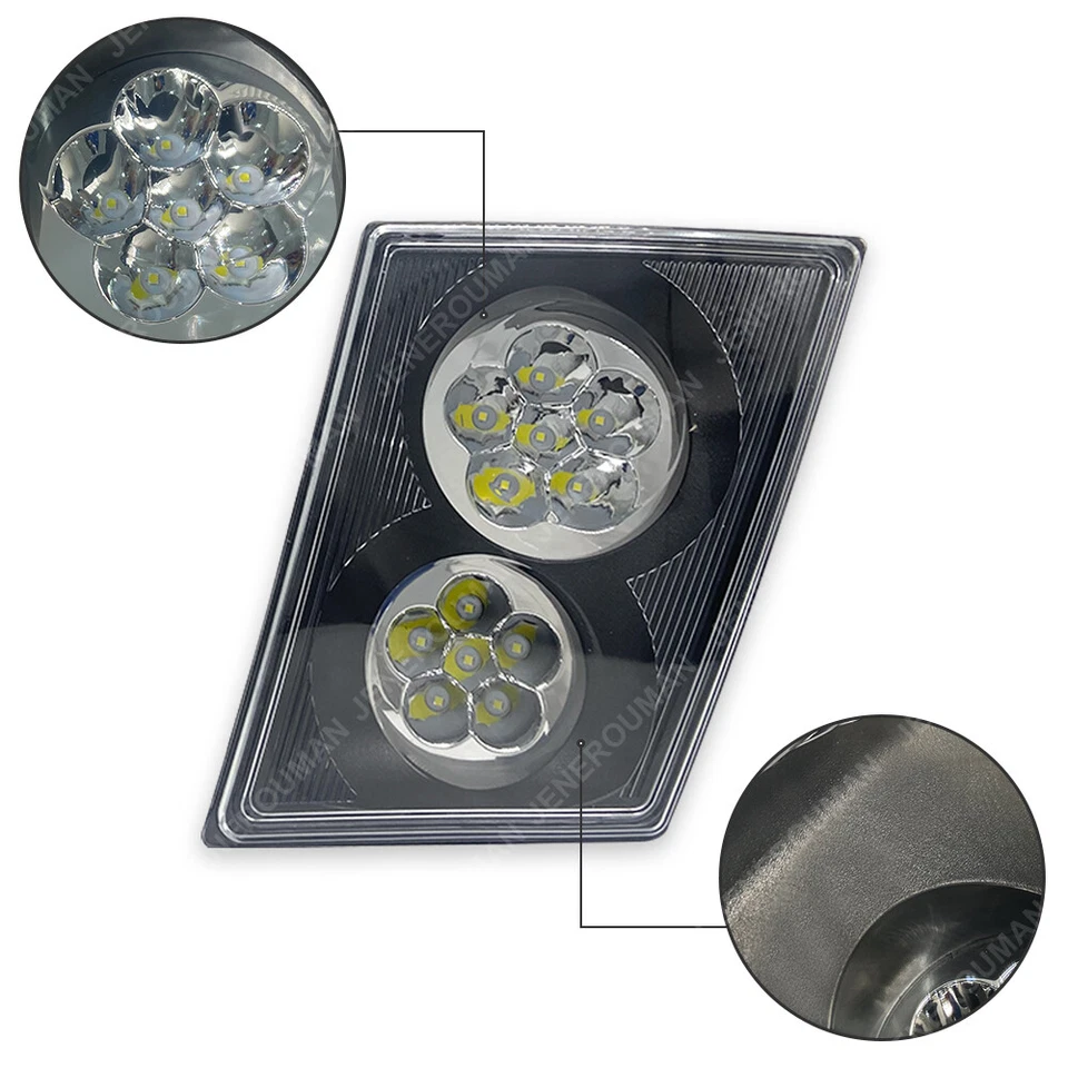 Juego de barras de luces antiniebla LED para camión Volvo VNL VN 2003-2017 Foto 4 de 4