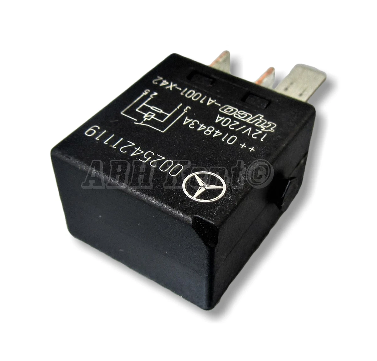 257-Mercedes-Benz B C E M Class 4-Pin Multi-Use Black Relay 