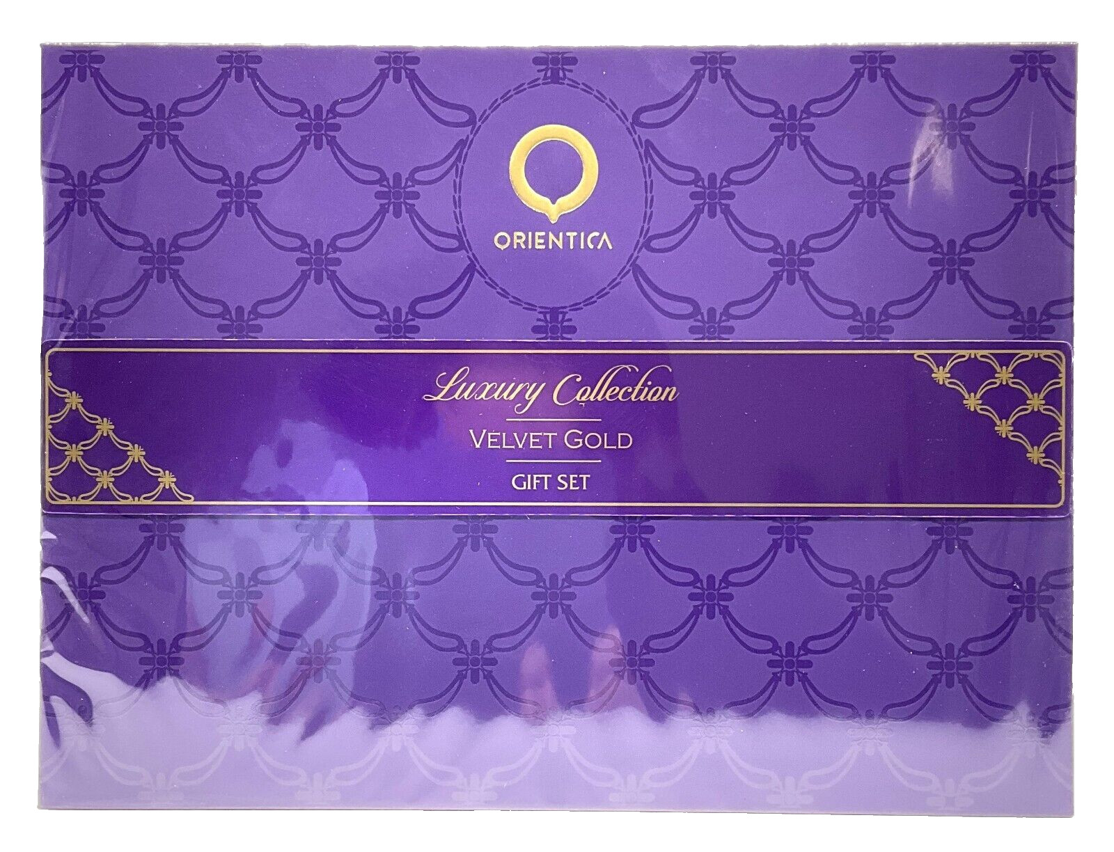 Подарочный набор Orientica Velvet Gold из 4 предметов Унисекс 27 унции 025 унции 2 х 033 унции в упаковке EDP 18490₽