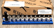 Vim 10pc 14 Dr Metric Stubby Hex Bit Driver Socket Set Wmagrail 2-10mm Shm400a