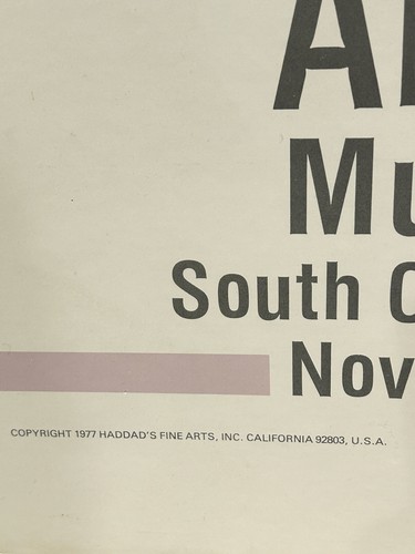 1977 "One Fine Dawn" Arthur Secunda montiertes Poster Muirhead Gallery Ausstellung - Bild 5 von 15