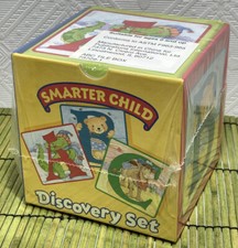 Vintage Leap Frog Smarter Child Discover Set ABC Tile Box Judith Pfeiffer NEW