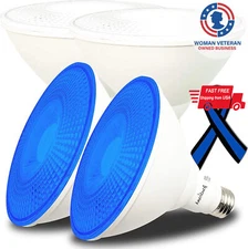 4 Pack PAR38 LED Multicolor Flood Light Bulb 13W Waterproof Outdoor Use