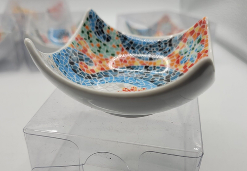 Ciotola mosaico artistico multicolore Gaudì Barcelona - ciotola Antoni Gaudì - piccola - Foto 3 di 6
