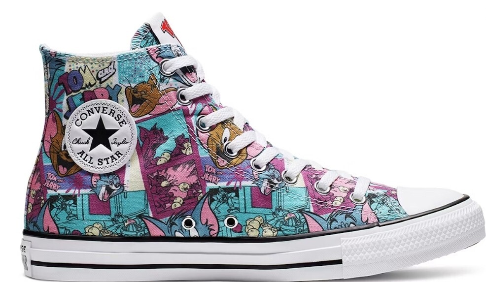 Size 13 - Converse Chuck Taylor All Star High x Tom & Jerry...