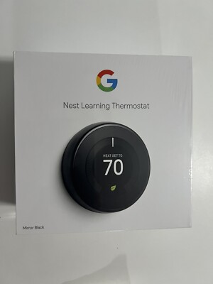 Nest Thermostat T3018US 3rd Generation - Mirror Black