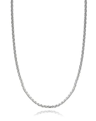 Sterling Silver 2mm SPIGA Wheat Chain - 060 Diamond Cut Italy 16''-30'' 