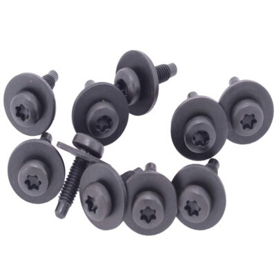 10X Genuine New Headlight Bolt Screw M6X20 Audi VW Seat Skoda