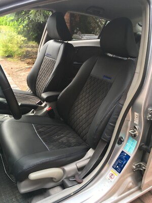 Honda Insight Hybrid Sitzbezüge Schonbezüge Maß 5 Sitze, Ökoleder  + Alcantara
