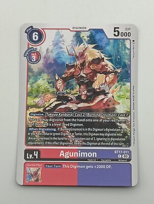 Digimon TCG Einzelkarte Agunimon NM