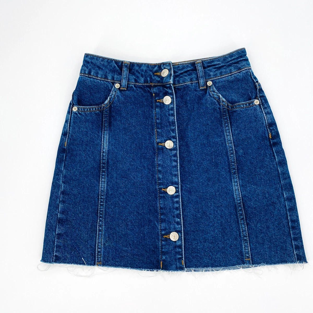 Topshop jeans skirt cheap