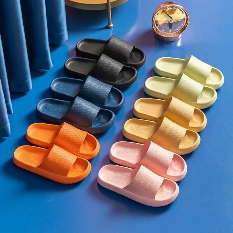 Women Summer Slippers Beach Sole Flat Sandals Flip Flop Shoes