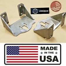 Sr Rear Axle Upper Side Frame Bag Brackets Air Ride Suspension Weld-on Pair