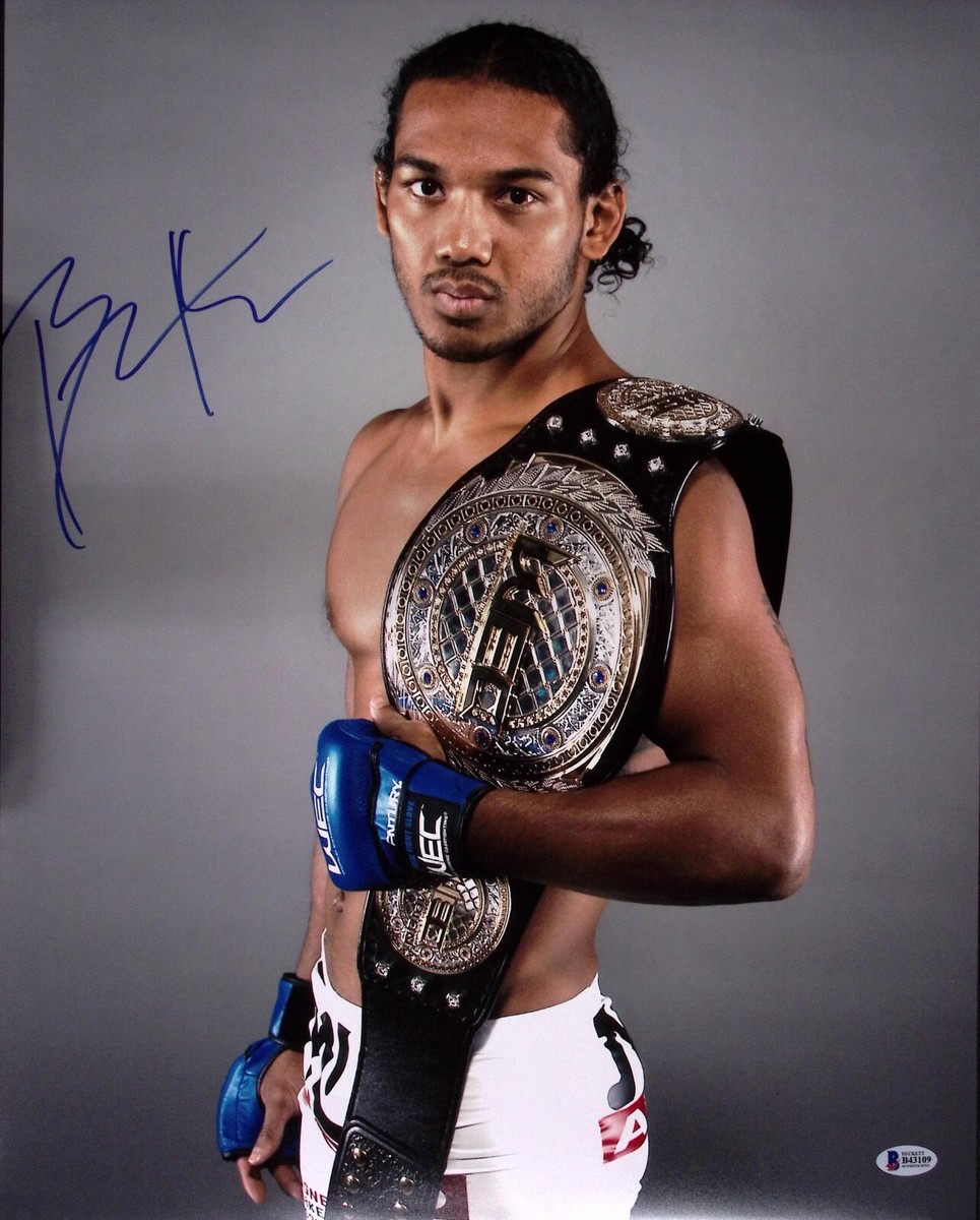 CARD UFC SIGNED BEN HENDERSON WEC FAR-BH 2011