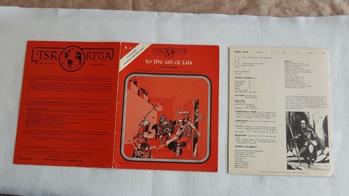 Module R1 To The Aid of Falx,  AD&D, TSR RPG, 1982 - Picture 3 of 11