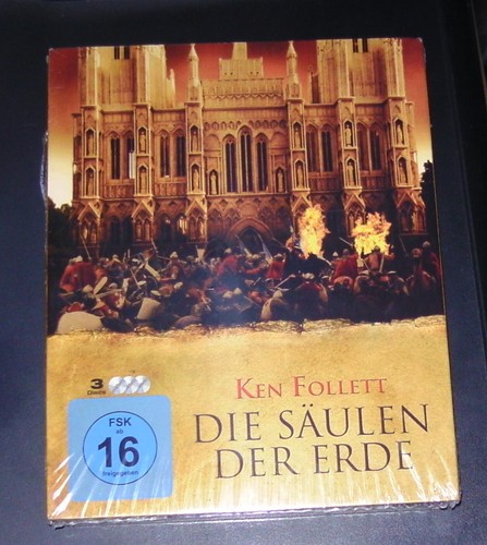 DIE SÄULEN DER ERDE LIMITIERTE STEELBOOK IM SCHUBER BLU RAY SCHNELLERVERSAND NEU - Picture 1 of 4