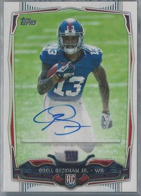 RAVENS‼️ PSA10 ODELL BECKHAM JR RC AUTO 2014 TOPPS ODELL BECKHAM JR. RC AUTO!! NEVER SEEN SSP!! | eBay