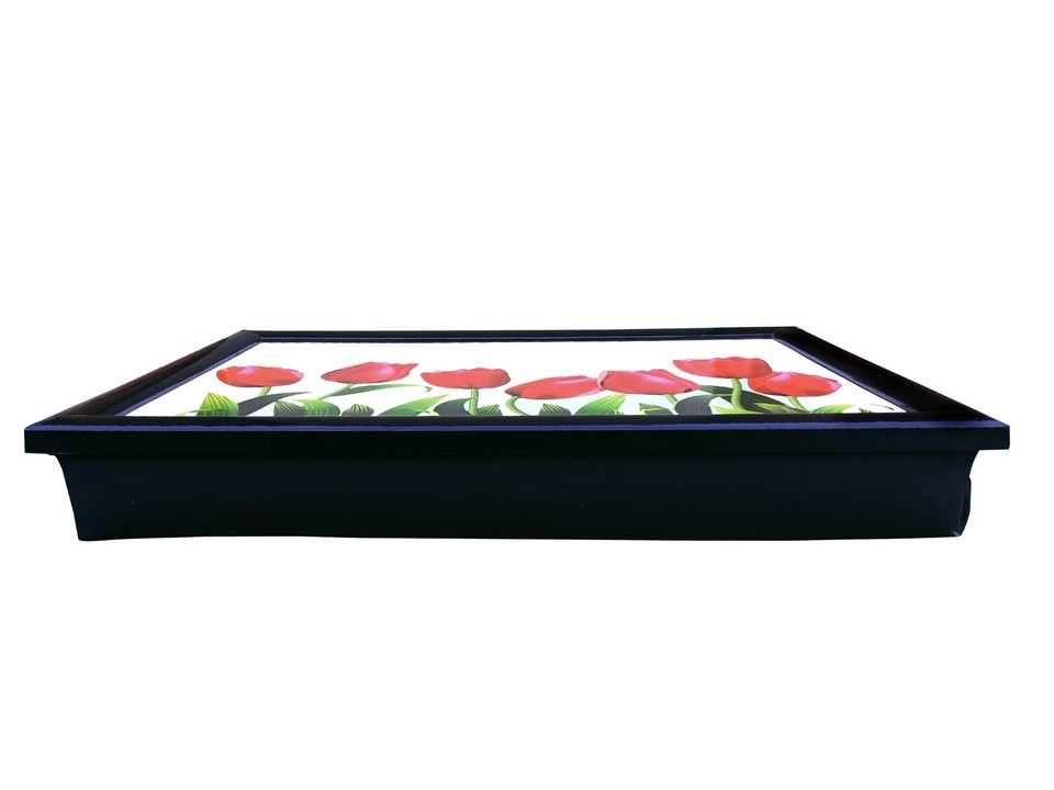 Lap Tray Bean Bag Breakfast Student Dinner Cushion Mr Right & Mrs