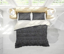 3D Geometric Pattern Golden Quilt Cover Set Duvet Cover Bedding Pillowcases