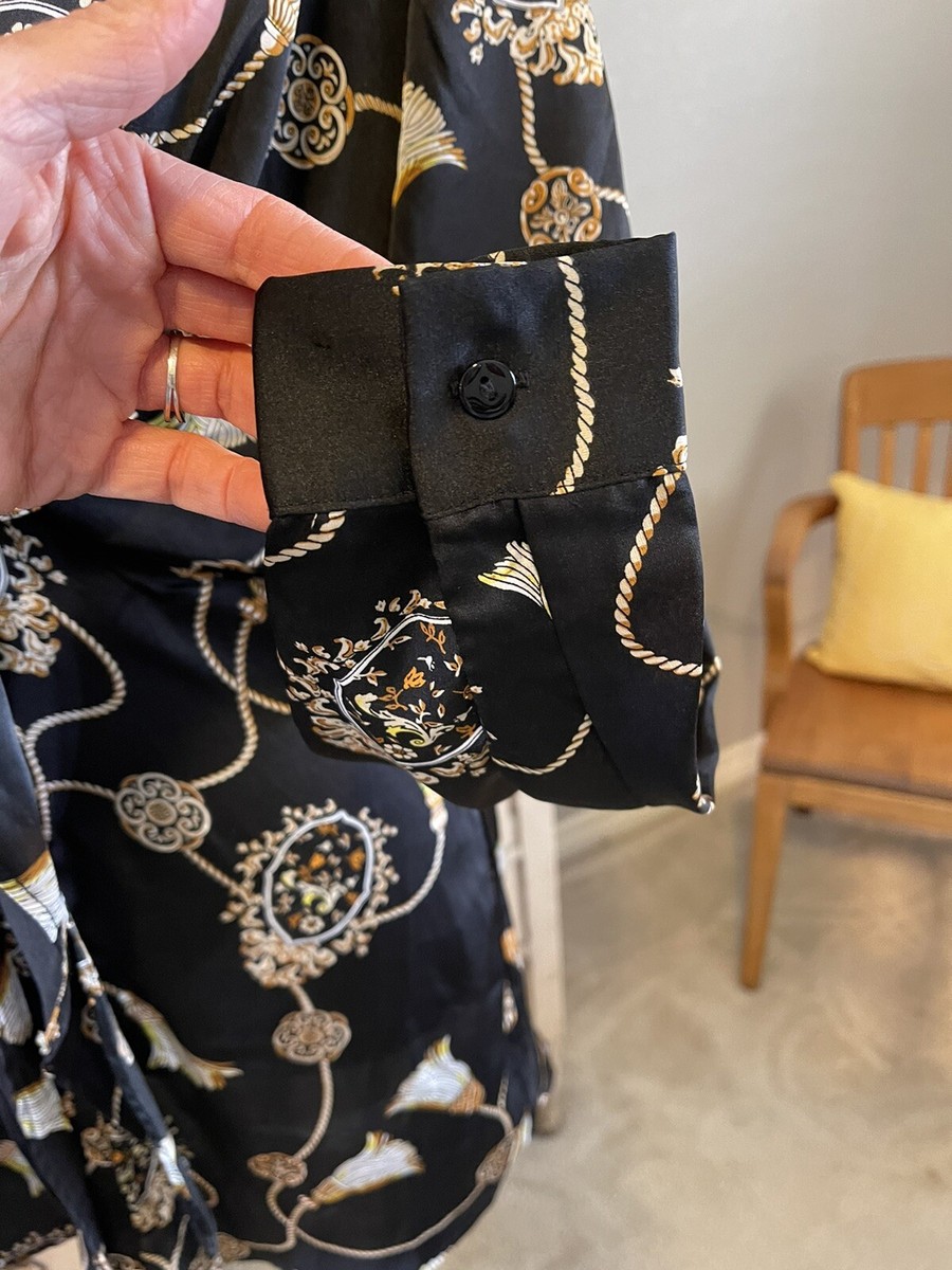 Gold&Glory Size Small Tunic Mini Dress Black Medallion Print | eBay Gold&Glory Size Small Tunic Mini Dress Black Medallion Print | eBay