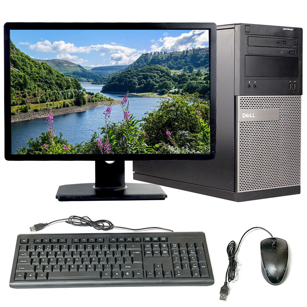 Dell Tower Desktop PC Intel Core i5 8GB RAM 256GB SSD 22in Dell Tower Desktop PC Intel Core i5 8GB RAM 256GB SSD 22in