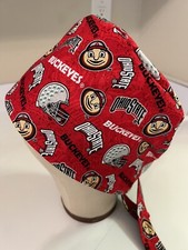 Men/Women Surgical Scrub Cap Lined Ohio 100 Cotton