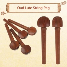 12 Pcs/Set Mahogany Oud String Pegs Wooden Musical Instrument Accessories 
