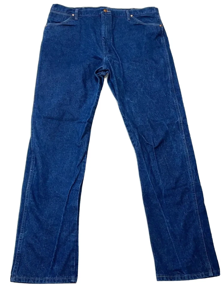 Wrangler Men's Vintage 1970's Western Cowboy Blue Jeans Sz 42 X 36 100% Cotton - Image 3 of 4