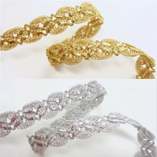  BORTE,BAND,Posamentenborte,Besatz,Fasching,Tanz,Silber,Gold,24 mm