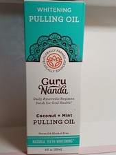 GuruNanda Whitening Pulling Oil, Coconut+mint...