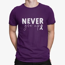 Never Give Up Shirt Epilepsy Awareness Pancreatic Cancer Support Cancer Survivor