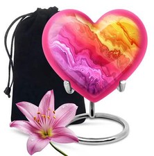 Abstract Heart Memorial: The Ultimate Final Resting Place