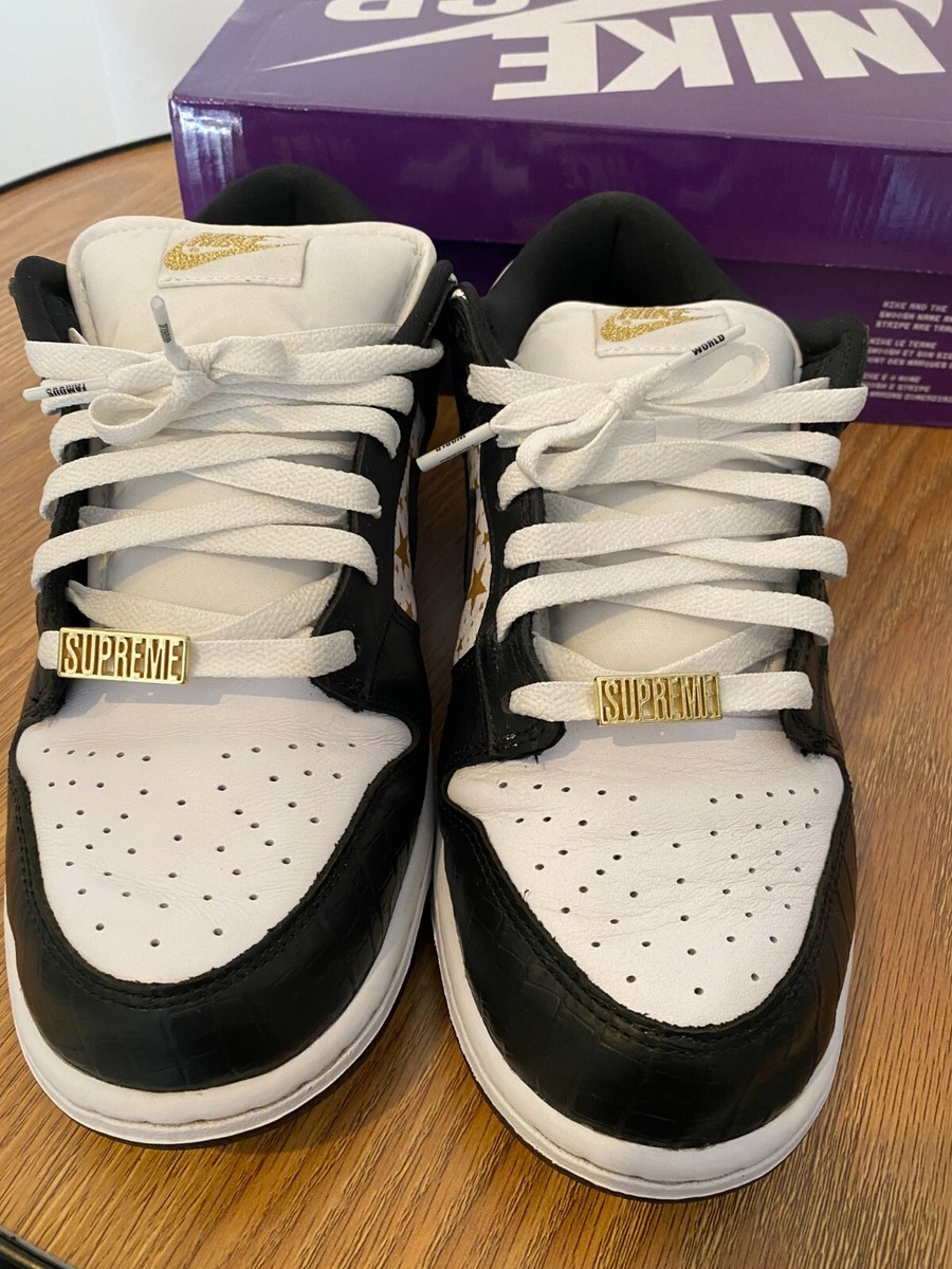 Size 8.5 - Nike SB Dunk Low Supreme Stars Black 2021 Size 8.5 - Nike SB Dunk Low Supreme Stars Black 2021