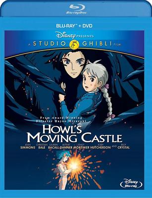 Disney Howl's Moving Castle (Two-Disc Blu-ray/DVD Combo) NEW