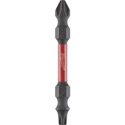  (3)-Milwaukee Shockwave Phillips & T25 TORX Power Double-End Screwdriver Bit