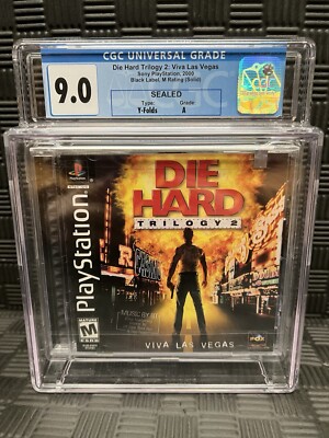 Die Hard Trilogy 2 PS1 Sealed Graded  CGC 9.0