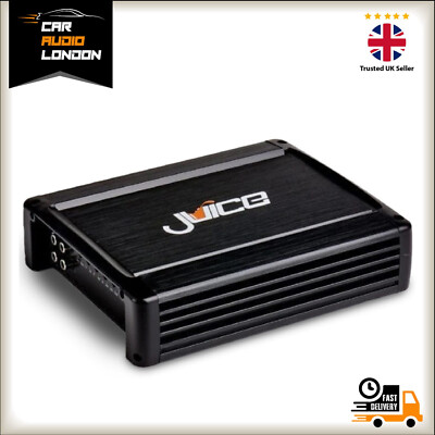Juice JA1201D 1200W Mono Auto Verstärker 1 Ohm stabil Class-D Amp mit Bass Fernbedienung
