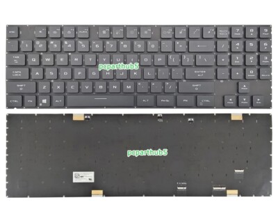 New Asus ROG Strix Scar 17 G733Z G733ZW G733Q G733QR G733CX Keyboard US  Backlit