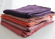 2420 Japanese Vintage Simple design Kimono Silk set of 5pcs a lot FREE SHIPPING